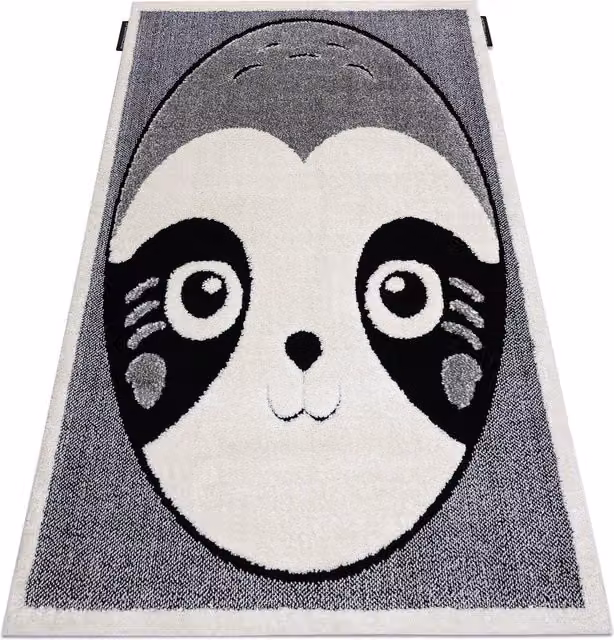 RugsX Modern Grey Children's Animal Rug, W: 120 cm, L: 170 cm