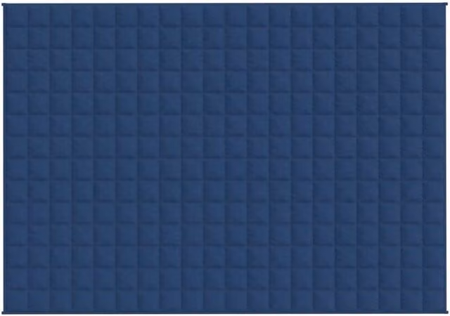 Berkfield Home Blue Weighted Blanket, 6 kg, W: 140 cm, D: 200 cm