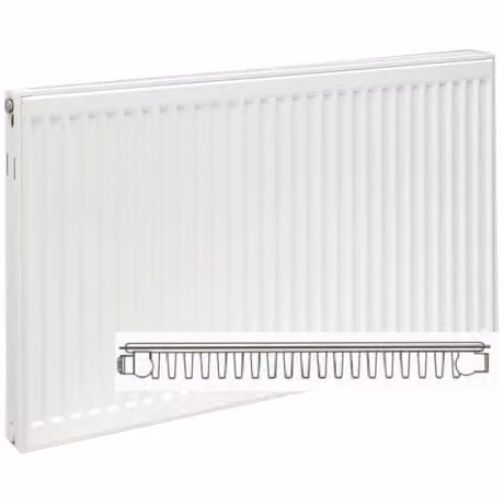 Prorad 411416 Type 11 Single Convector Radiator, White, H: 40 cm, W: 160 cm