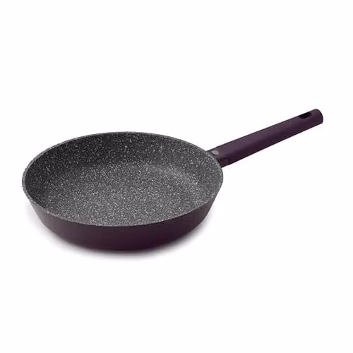 MasterClass Non-Stick Cast Aluminium Frying Pan, Purple, 28cm, Dishwasher Safe