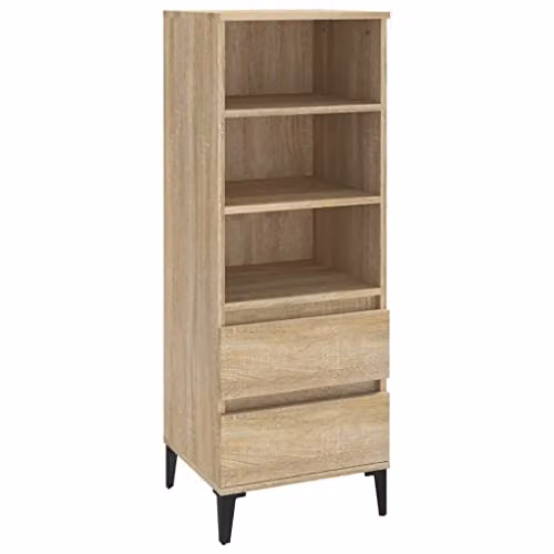 vidaXL Highboard in Brown, W/D/H: 40 x 36 x 110 cm