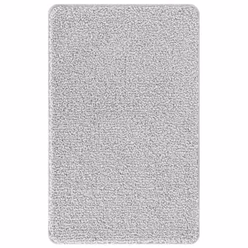 vidaXL Anti-slip Grey Bath Mat, W: 60 cm, L: 90 cm