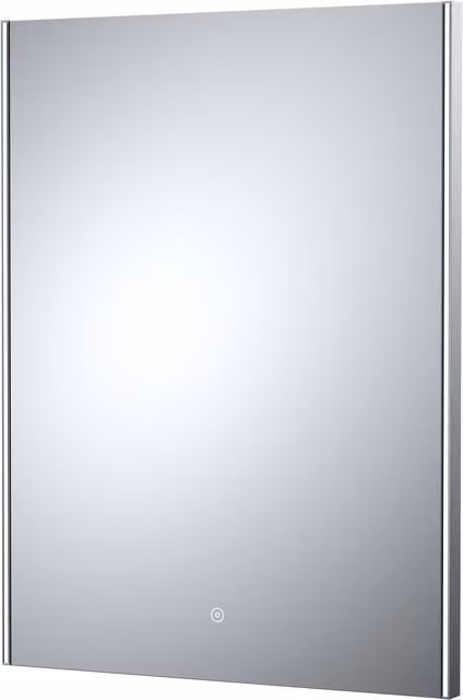 Balterley LED Ambient Illuminated Touch Sensor Mirror with Demister, Silver, W: 80 cm, H: 60 cm
