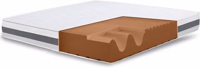 The White Stone Antibacterial Waterfoam Mattress in White, W/D/H: 70 x 200 x 20 cm