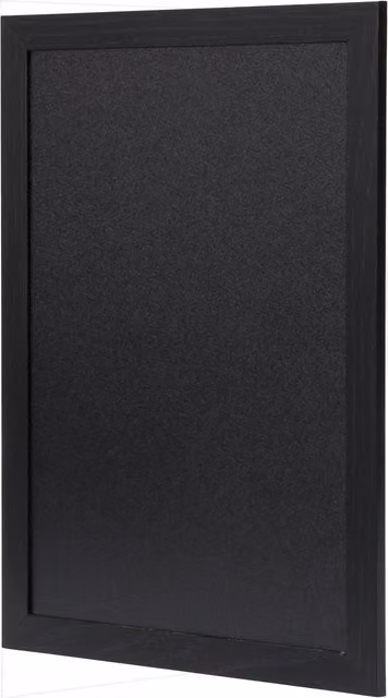 Deflecto Wall Mounted Chalkboard, Black, Width: 40 cm