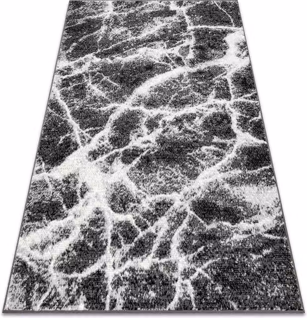 RugsX Morad Vintage Rectangular Rug in Black, W: 160 cm, L: 220 cm