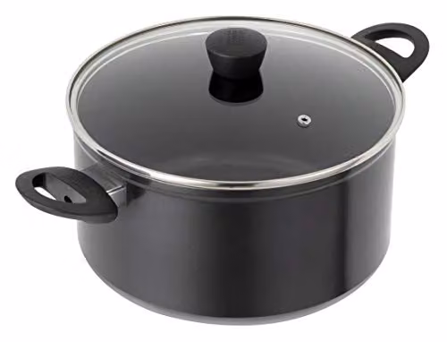 Kuhn Rikon Black Non-Stick Forged Aluminium Casserole Pan, 3 l, Diameter: 20 cm