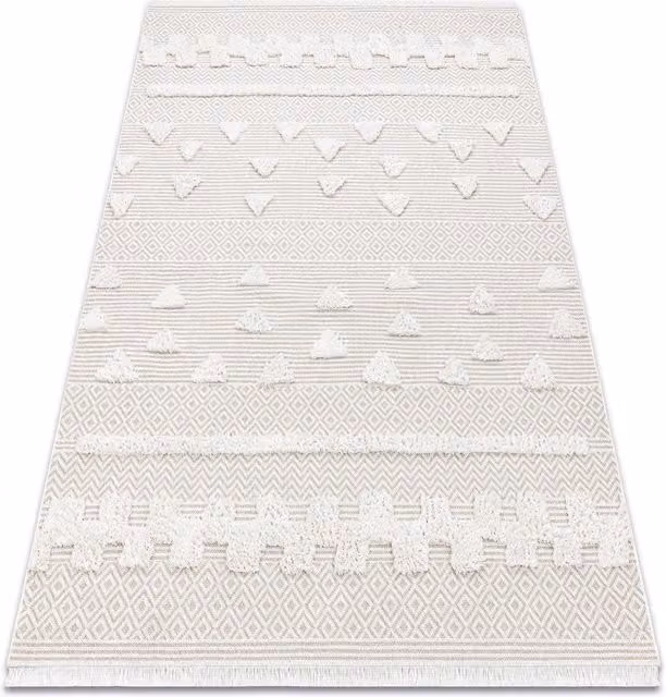 RugsX Moroc Moroccan Rug in Beige, W/D/H: 117 x 170 cm
