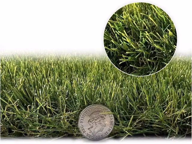 Artificial Grass GB Cordoba 40mm Artificial Grass in Green, W: 400 cm, D: 300 cm