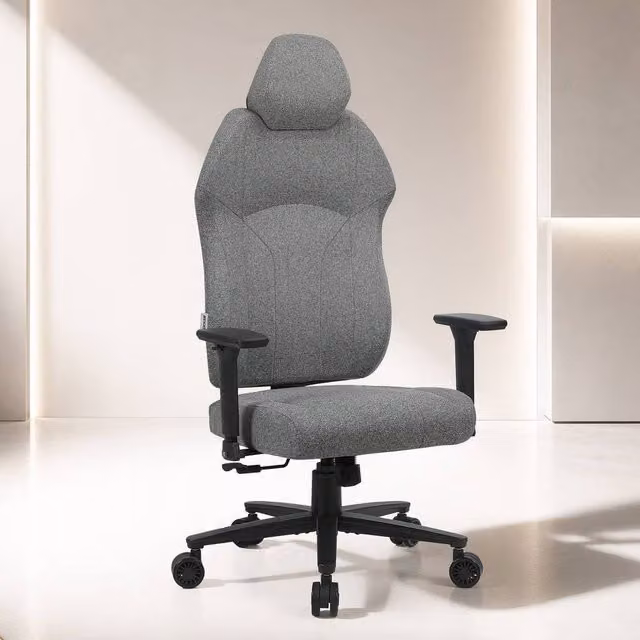 X Rocker Elara Executive Fabric Gaming Chair in Grey Marl