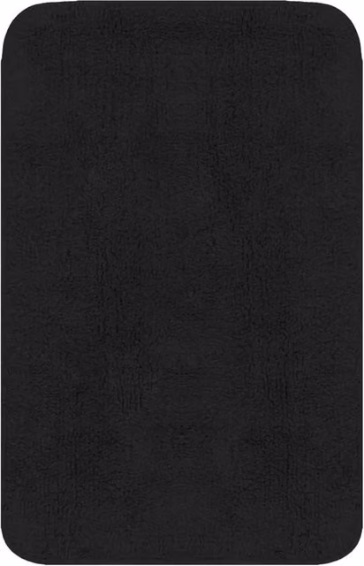 Berkfield Home Non-Slip Cotton Bathroom Mat Set of 2 in Anthracite Black