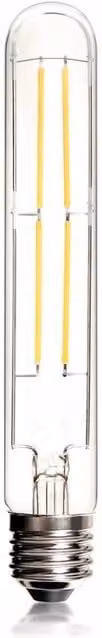VOGREX 8 Pack Dimmable Vintage LED Bulbs, 4W, 2700K Warm White, Clear Glass