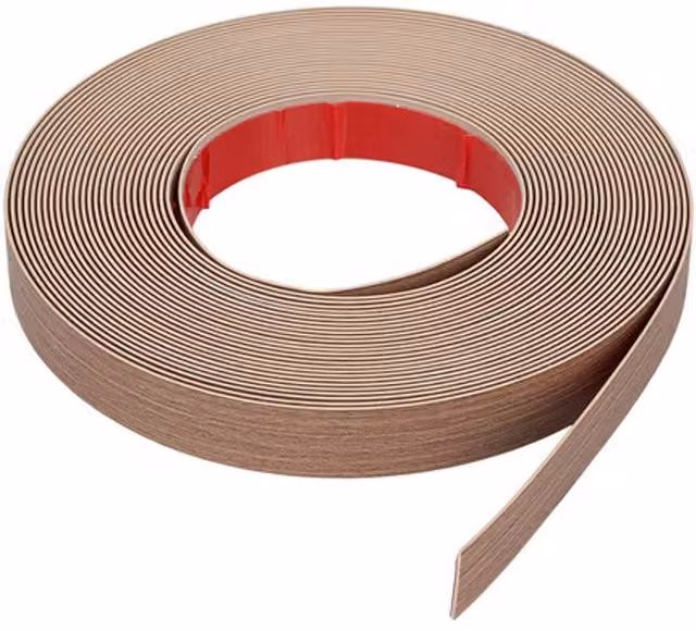 Living and Home Self Adhesive Wood Grain Edging Trim Strips, Dark Brown, 10m