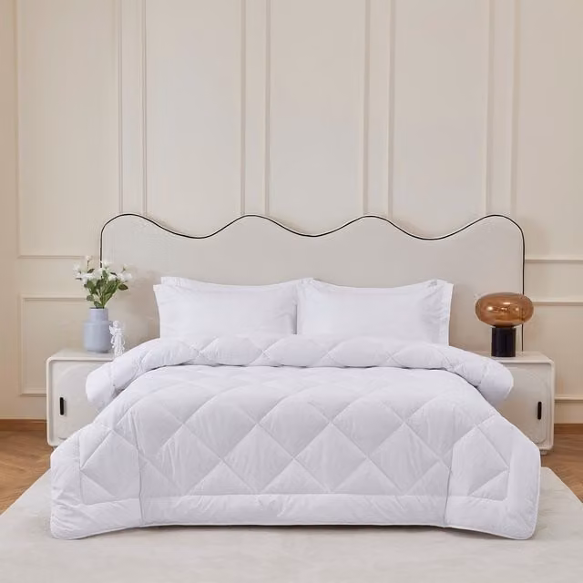 Ezysleep White New Wool Blend Duvet, 300gsm, W: 135 cm