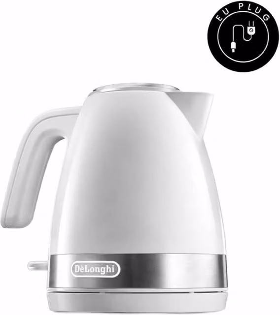De'Longhi Active Line White Plastic Kettle