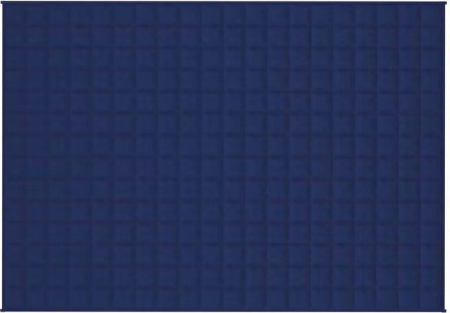 Berkfield Home Blue Weighted Blanket, 10 kg, W: 138 cm, L: 200 cm