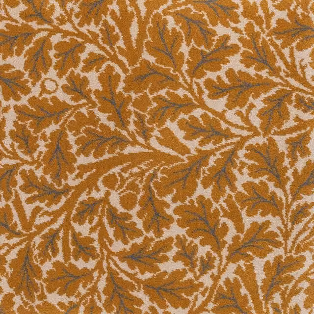 House of Hackney QUERCUS Floral Wool Runner in Amber and Orange
