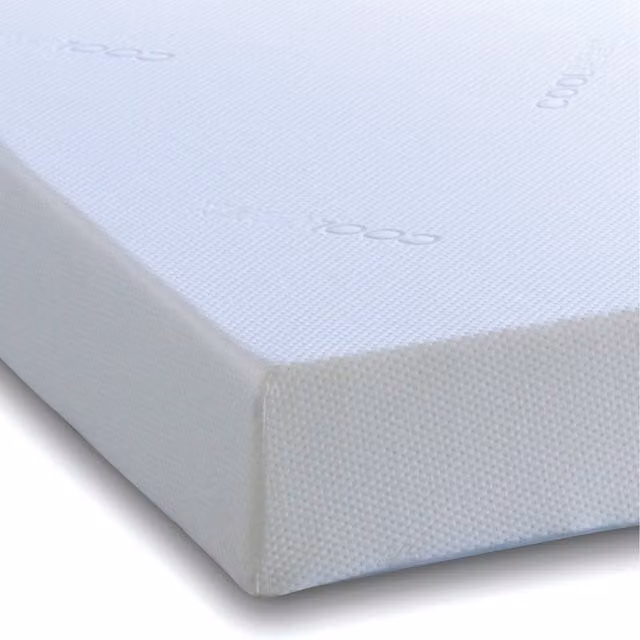 Kidsaw Reflex Foam Single Mattress, White, W/D/H: 90 x 190 x 15 cm