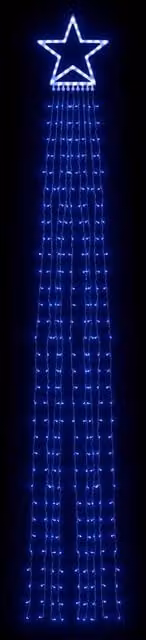 Berkfield Home Blue LED Christmas Tree Lights with 320 LEDs
