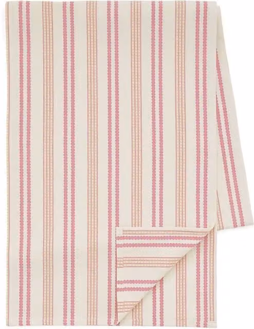 Land & Shore Multicolour Ticking Stripe Cotton Table Runner