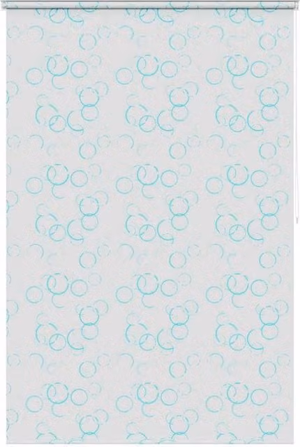 Berkfield Home Bubble Waterproof Shower Roller Blind in White, W: 160 cm, H: 240 cm