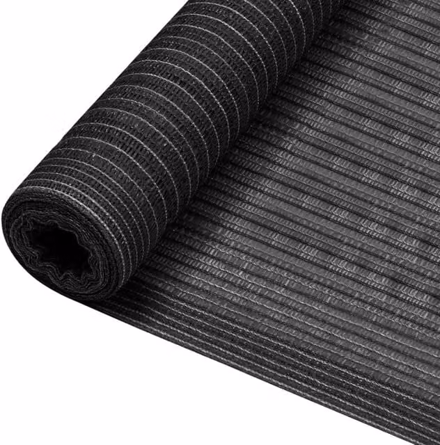 Berkfield Home Privacy Netting in Anthracite and Black, HDPE, 1.2 x 50 m