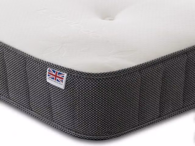 Shire Louisville Grey Latex Mattress in a Box, 3ft Single, W/D/H: 90 x 190 cm