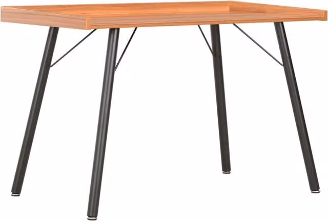 Berkfield Modern Brown Corner Home Office Desk, W/D/H: 90 x 50 x 79 cm