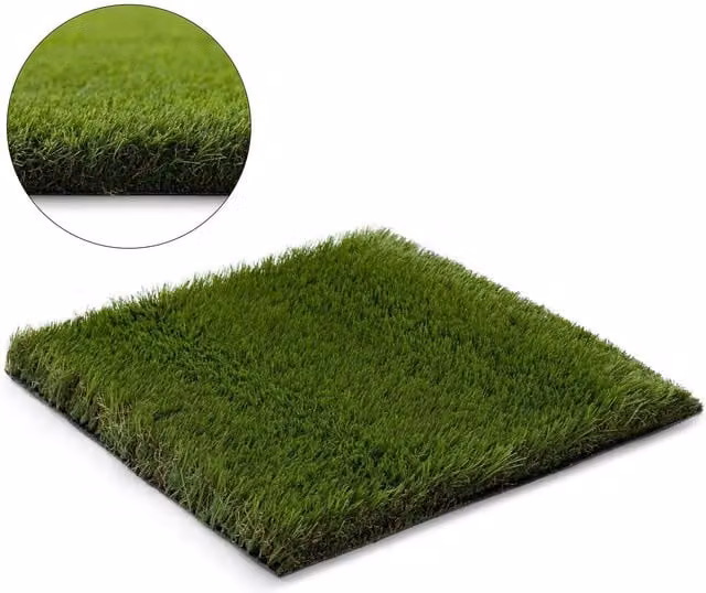 RugsX Green Artificial Grass Etile Rug, W/D: 133 x 300 cm