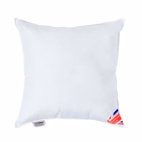 Homescapes White Super Microfibre Square Cushion Insert, W/D/H: 50 x 50 x 50 cm