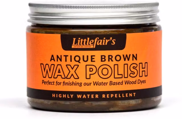 Littlefairs Water Repellent Quick Drying Wax Polish in Antique Brown, 20 l