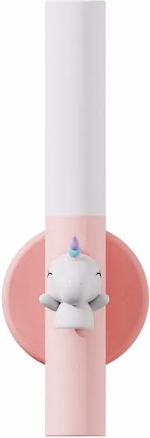Zoofamily Zoo Light Unicorn Night Light in White and Pink with Timer