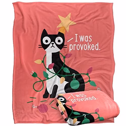 David Olenick Delighted Silky Touch Super Soft White Fleece Throw Blanket W/D/H: 152 x 127 cm