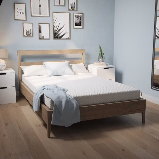 Summerby Sleep No. 15 Reflex Memory Foam Mattress, White, Single, W/D/H: 90 x 190 x 12 cm