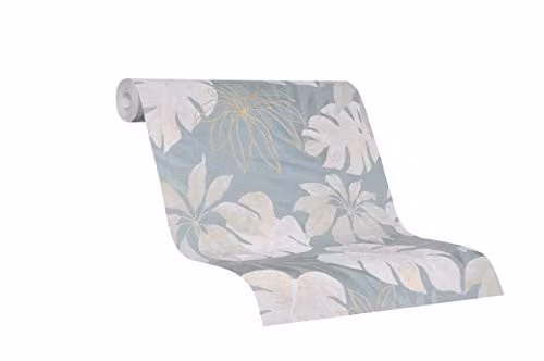 Marburg Avalon 31601 Floral Nature Wallpaper in Grey and Beige, W: 0.53 m, L: 10.05 m