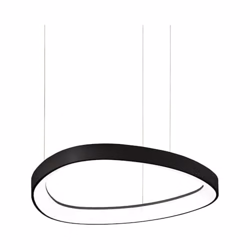 Netlighting Gemini LED Decorative Integrated Pendant Light Black 3000K