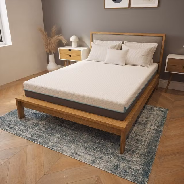 Summerby Sleep No. 14 CoolLux Gel Infused Memory Foam Hybrid Mattress, White, W/D/H: 120 x 200 cm