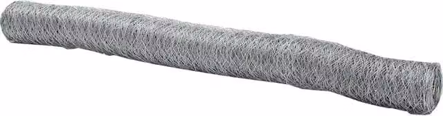 Berkfield Home Hexagon Fence in Silver Galvanised Steel, H: 140 cm, W: 25 m