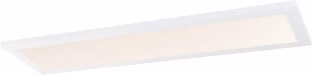 Netlighting Rosi White LED Ceiling Panel with Remote Control and Dimming Function, W: 80 cm, D: 20 cm