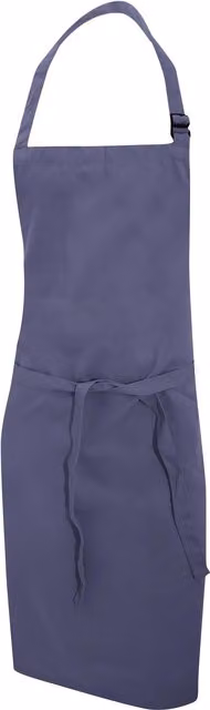 Dennys Pack of 2 Multicoloured Bib Aprons in Mid Grey, W: 28 x H: 36 in