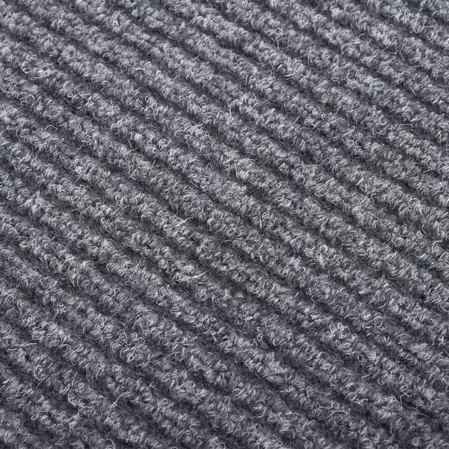 Berkfield Home Dirt Trapper Round Carpet Runner, Grey, W: 100 cm, D: 150 cm