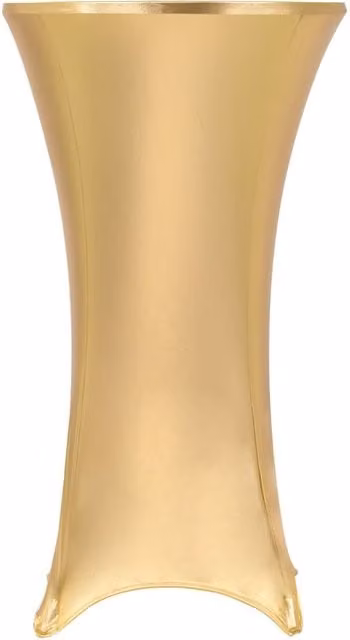 Berkfield Home Set of 2 Gold Stretch Round Tablecloths, 80 cm