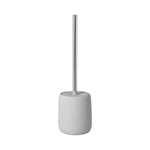 Blomus 69064 Ceramic and Plastic Toilet Brush in White, H 39 cm, Ø 11 cm