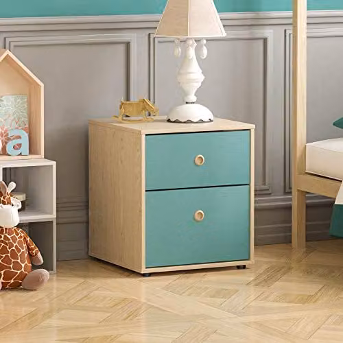 Junior Vida Neptune 3 Piece Childrens Bedroom Furniture Set in Blue and Oak