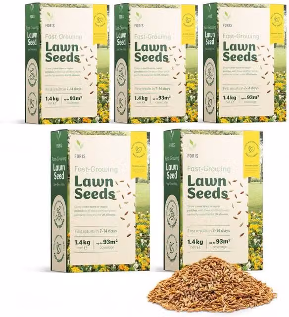 Foris Fast Growing Lawn Seed, 7kg
