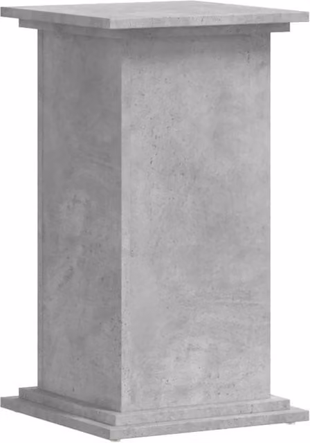 Berkfield Home Modern Plant Stand in Grey Matt Engineered Wood, W/D/H: 33 x 33 x 60 cm