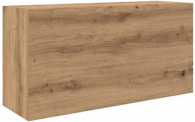 Berkfield Home Artisan Oak Bathroom Wall Cabinet, Brown, W: 80 cm, D: 25 cm, H: 40 cm