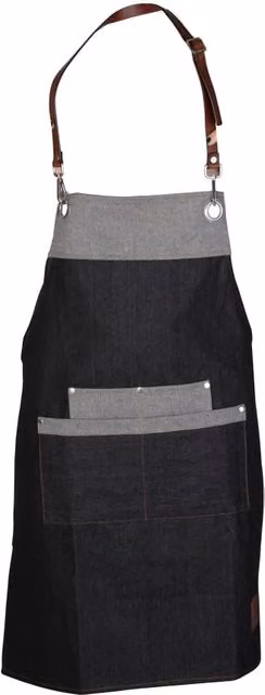 Barbary & Oak Blue Two Tone Denim Adult Apron BO877000