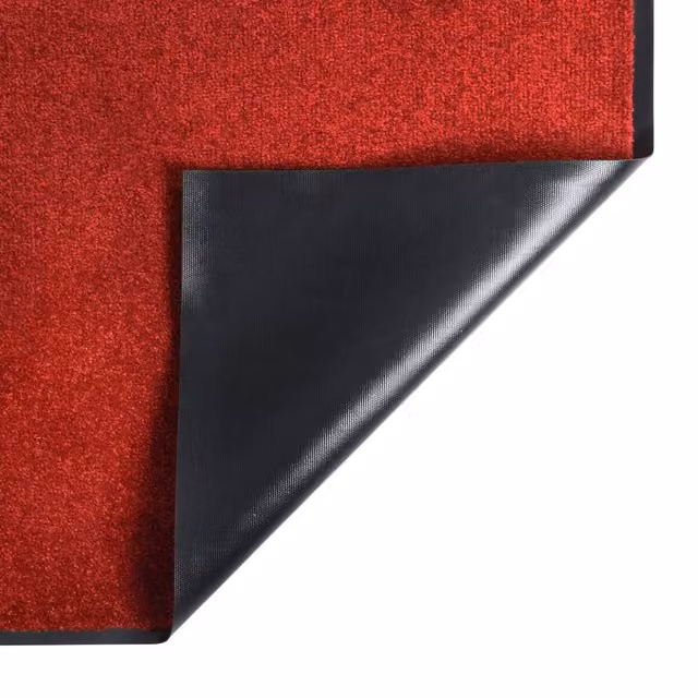 Berkfield Home Traffic Non-Slip Doormat, Red, W: 60 cm, D: 80 cm
