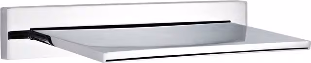 Balterley Wall Mounted Waterfall Bath Filler Spout in Chrome Silver